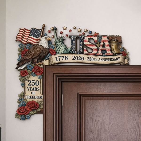 250th Anniversary USA Door Top Decoration