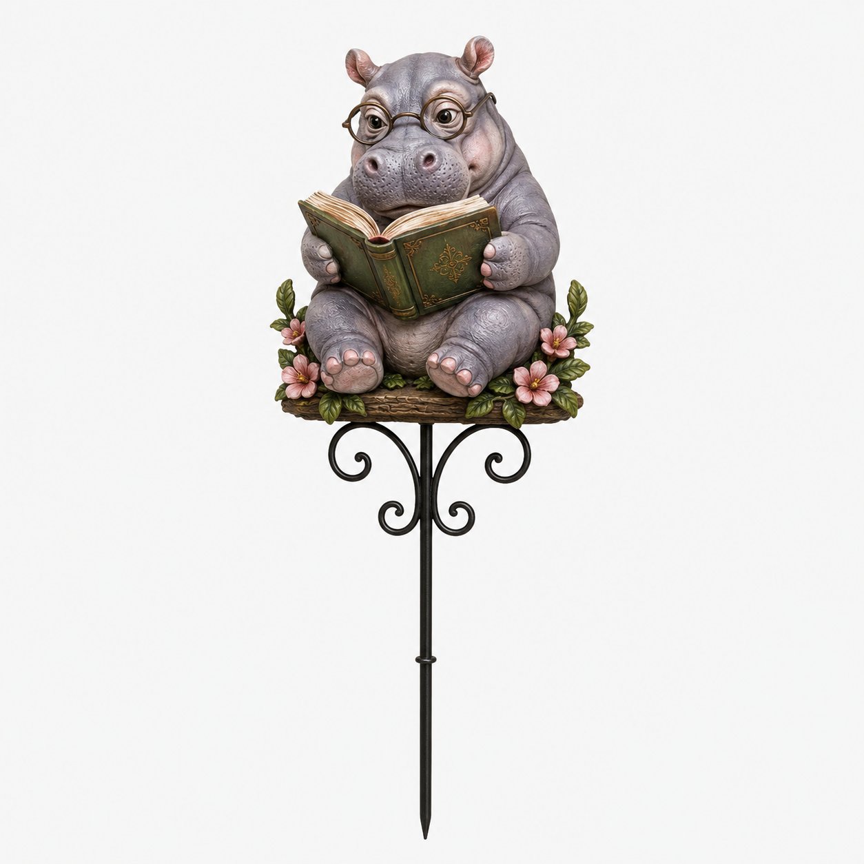 😺🐶Animal Reading Garden Stake📖