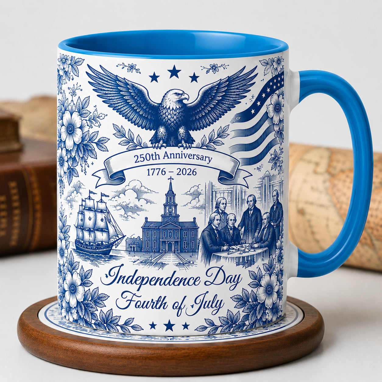 ☕Patriotic Semiquincentennial 1776-2026 Mug - 250 Years Anniversary Accent Mug