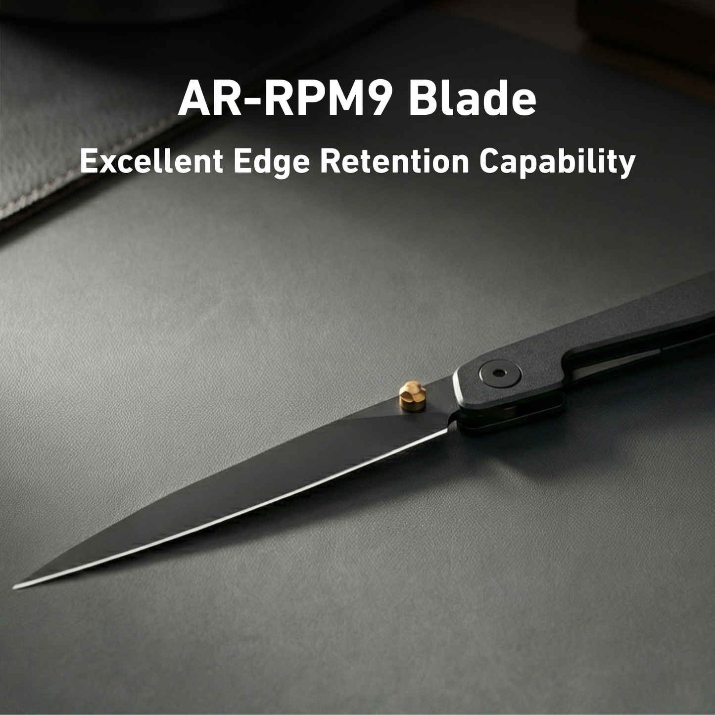 🔥Last Day Sale 50% OFF🎉Lanky Liner Lock Front Flipper Knife Black Aluminum Handle