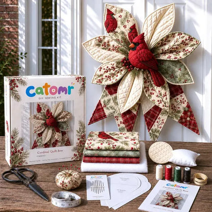 🏆 🔥  Large Patchwork Bow Sewing Kit