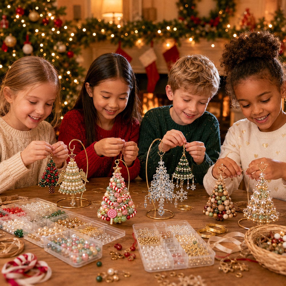 🎅 2026 Christmas Gift 50% Off--DIY Christmas Tree Beaded Ornament Kit