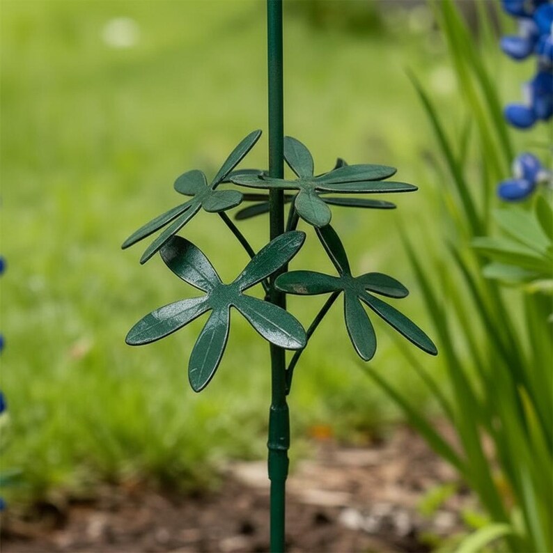 🔥Limited-time 49% off🌷Bluebonnet Lupine Metal Garden Stake, Rustic Outdoor Flower Sculpture for Lawn, Patio & Landscape Border Decor