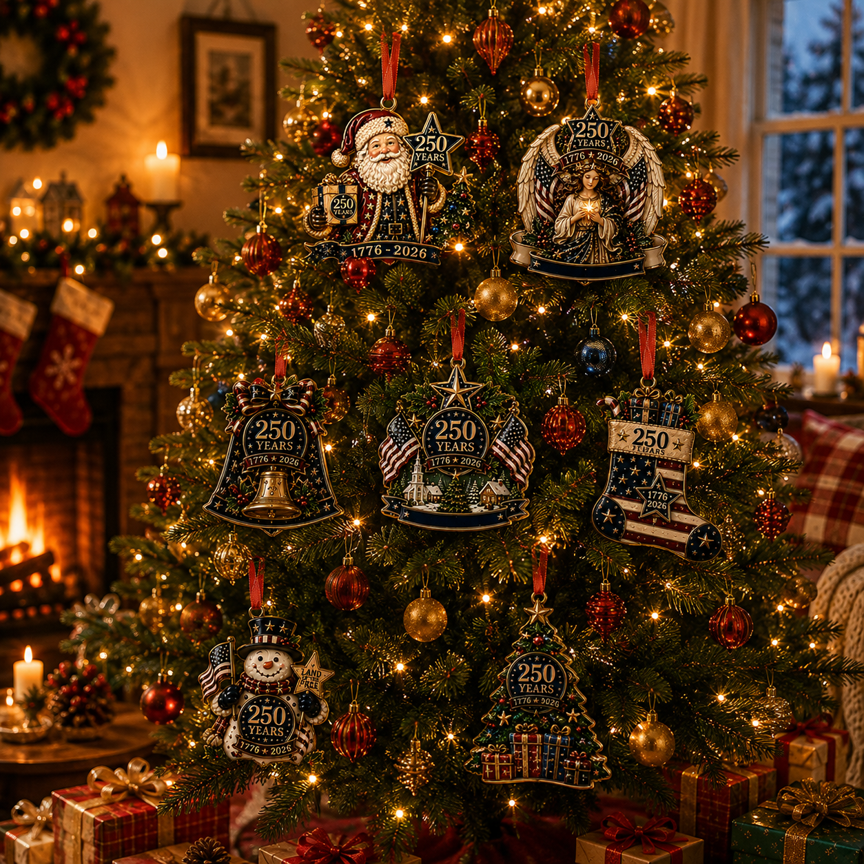 🎄2026 America 250 Years Christmas Ornament Collection✨