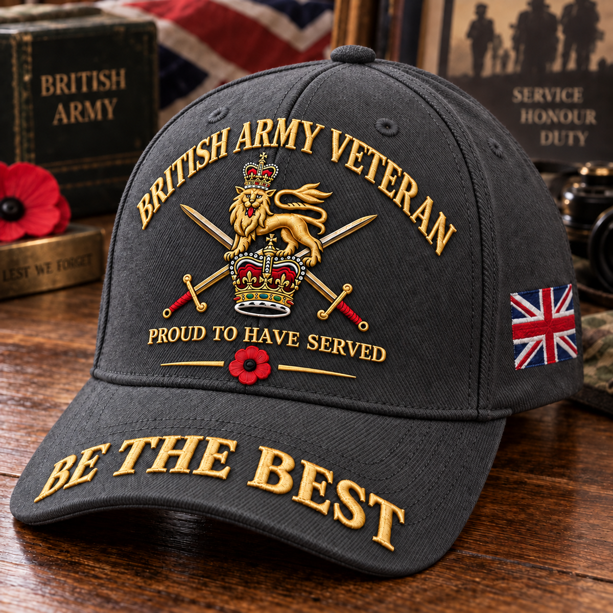 🇬🇧🎖️ British Army Veteran “Proud To Have Served” Tribute Cap