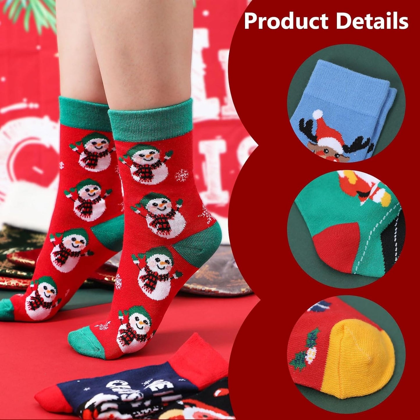 🧦24‑Day Christmas Sock Advent Box🎄