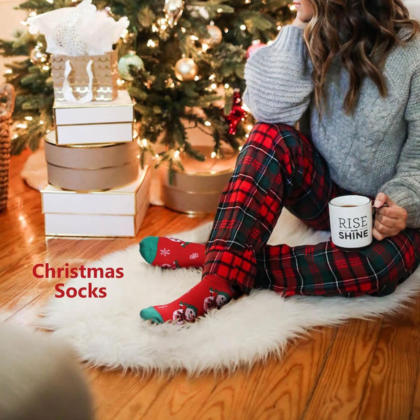 🧦24‑Day Christmas Sock Advent Box🎄