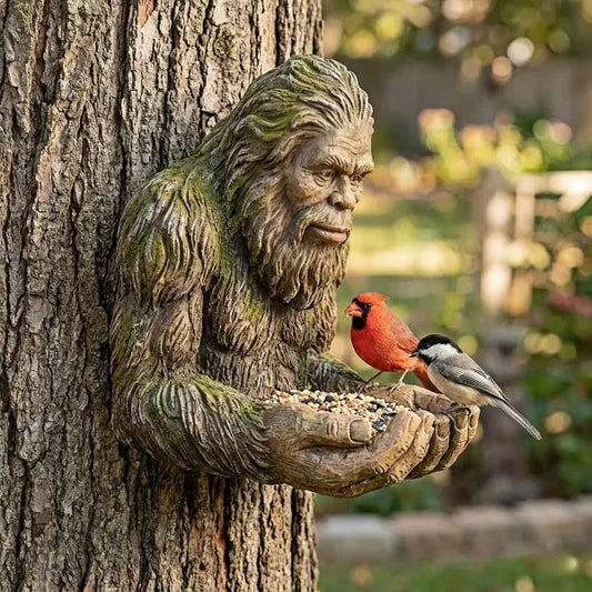 Bigfoot Bird Feeder: Your Backyard’s New Sasquatch Bird Butler 🦶🐦
