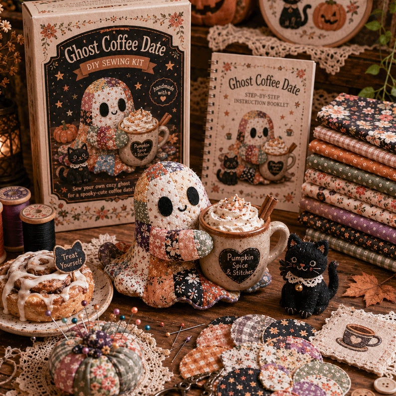 🔥49% Off Last Day - 👻 Little Ghost’s Cozy Halloween DIY Patchwork Kit