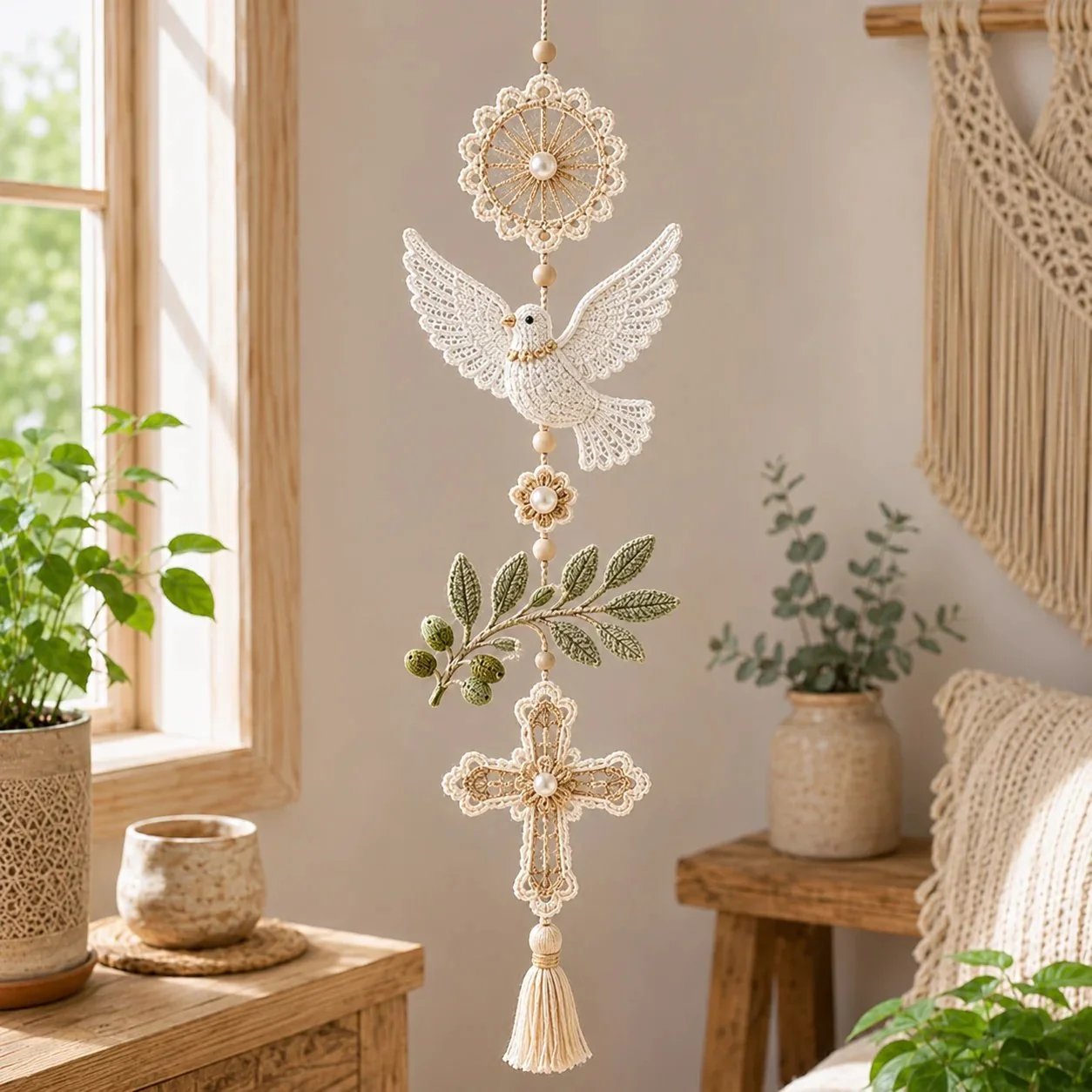 🎉✝️Blessed Faith Hanging Cascade