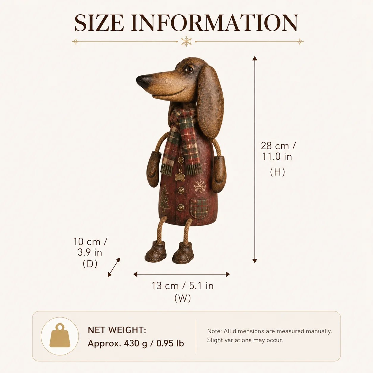 🐶🎄 Vintage Christmas Dachshund Shelf Sitter
