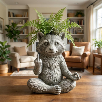 🌿Raccoon Planter — Instantly Infuse Your Plants with Personality 🌿