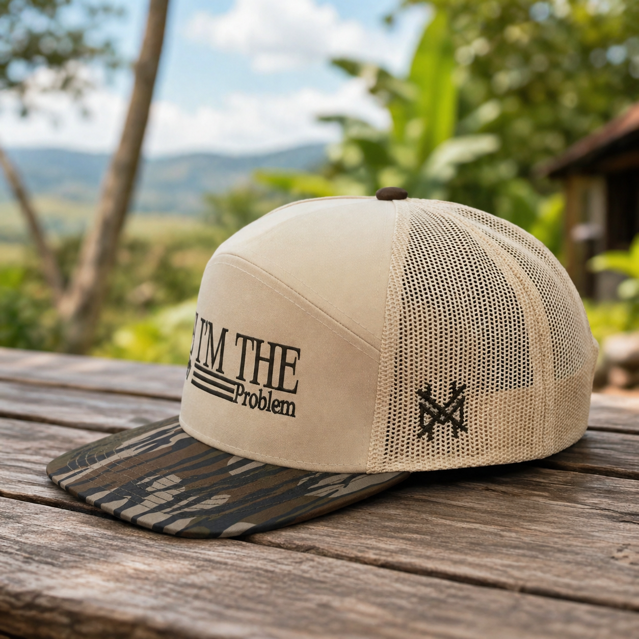 I Am The Problem Trucker Hat – Funny Mesh Snapback Cap for Men & Women