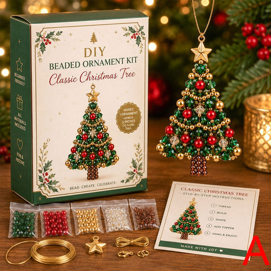 🎅 2026 Christmas Gift 50% Off--DIY Christmas Tree Beaded Ornament Kit