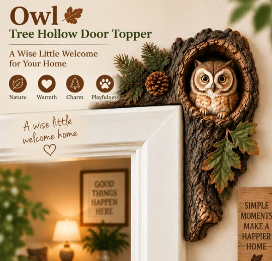 Chipmunk Tree Hollow Door Topper