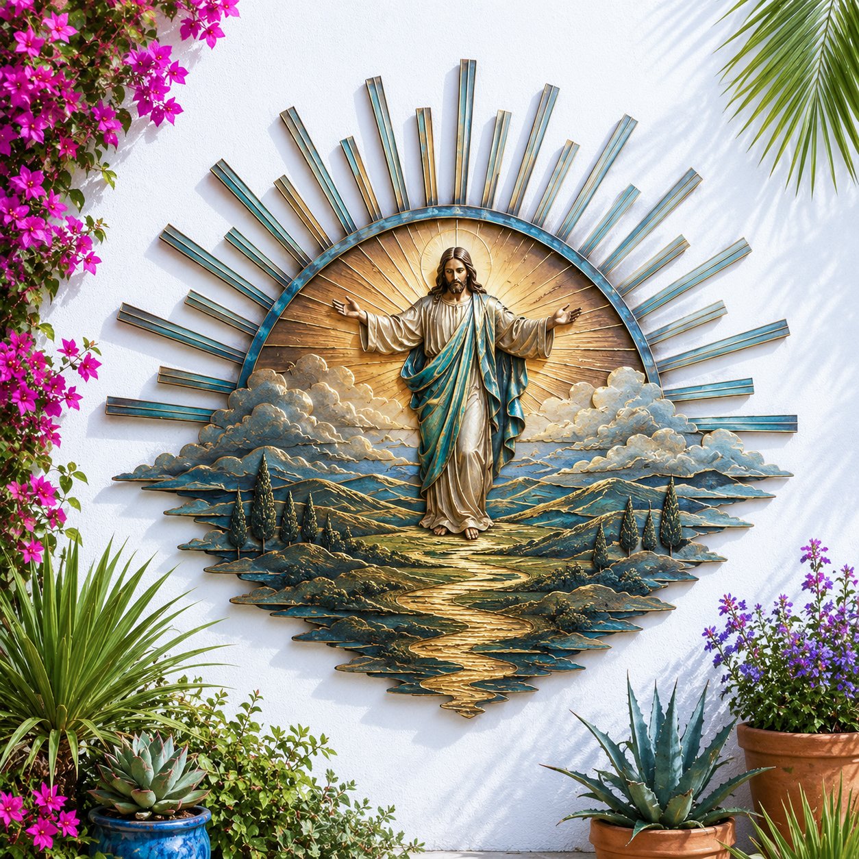 ✝️ Jesus Metal Wall Art
