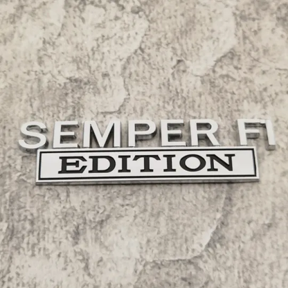 SEMPER FI EDITION Car Emblem Metal Badge, 🔥Buy 2 FREE SHIPPING