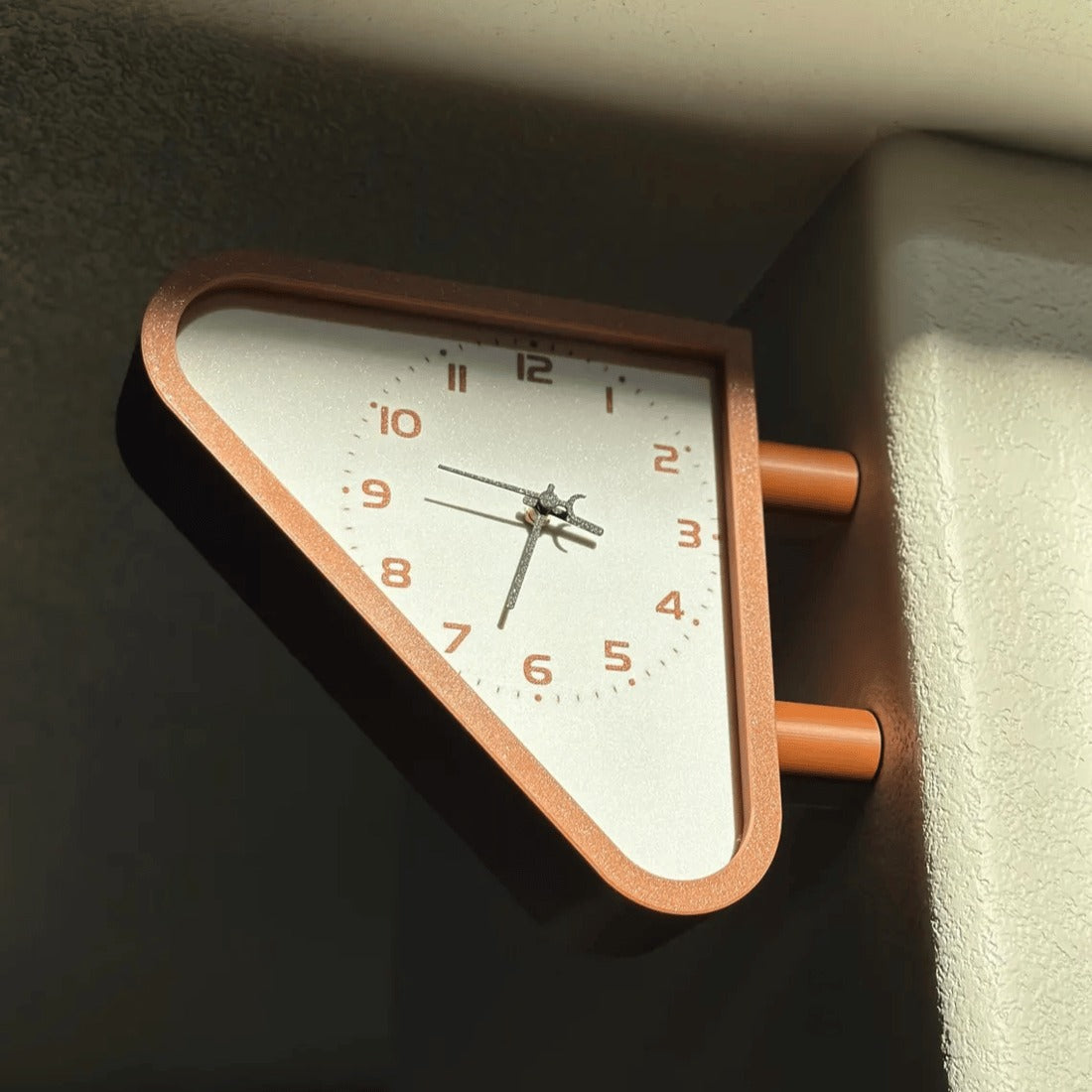 1970s Inspired Double Sided Station Clock