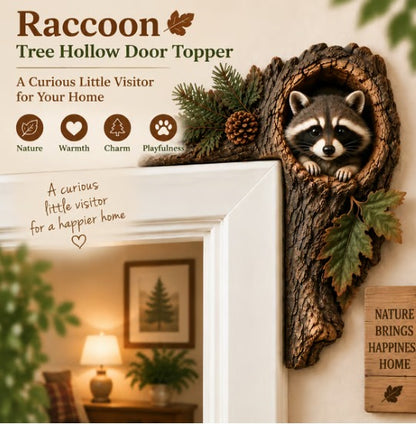 Chipmunk Tree Hollow Door Topper
