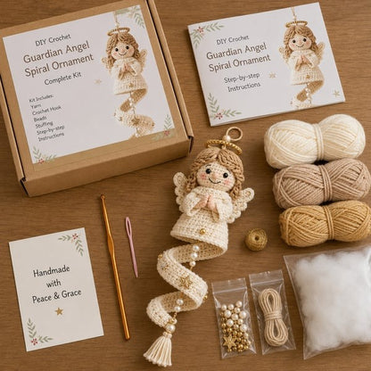 🎅Crochet Snowman Spiral Oranment DIY Kit -🎄🧶A Beginner-Friendly Crochet Experience Inspired by the Magic of Christmas.