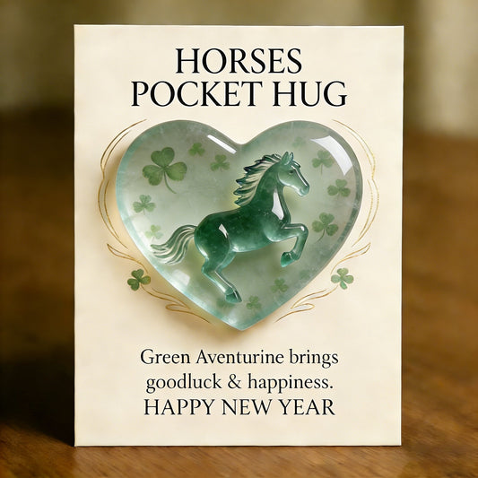 (🎁Last Day 50% OFF)🐎🍀2026 Horses Pocket Hug — A Symbol of Strength & New Beginnings