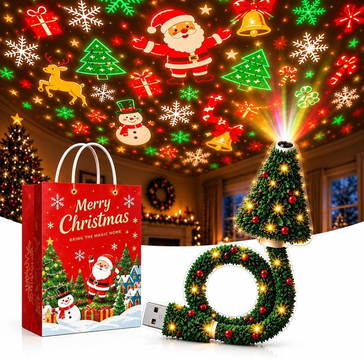 Christmas Projector Lights Indoor