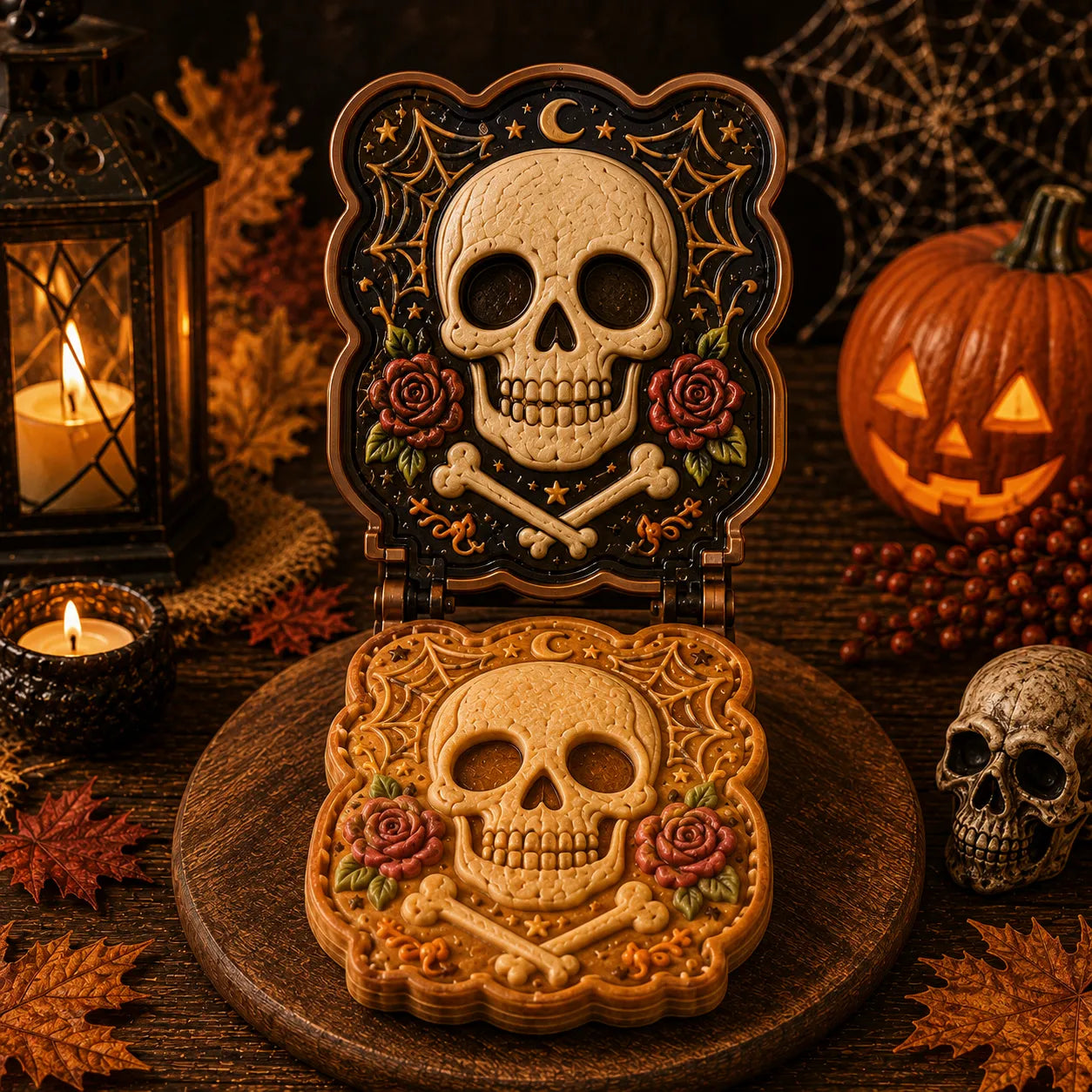 🎃 Halloween Mini Pie Mold Collection | Reusable Embossed Molds for Shaping Detailed Pumpkin, Ghost, Reindeer, Tree & Holiday Pies 🥧✨