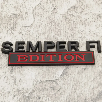 SEMPER FI EDITION Car Emblem Metal Badge, 🔥Buy 2 FREE SHIPPING