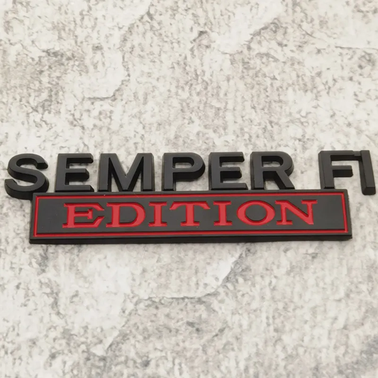 SEMPER FI EDITION Car Emblem Metal Badge, 🔥Buy 2 FREE SHIPPING
