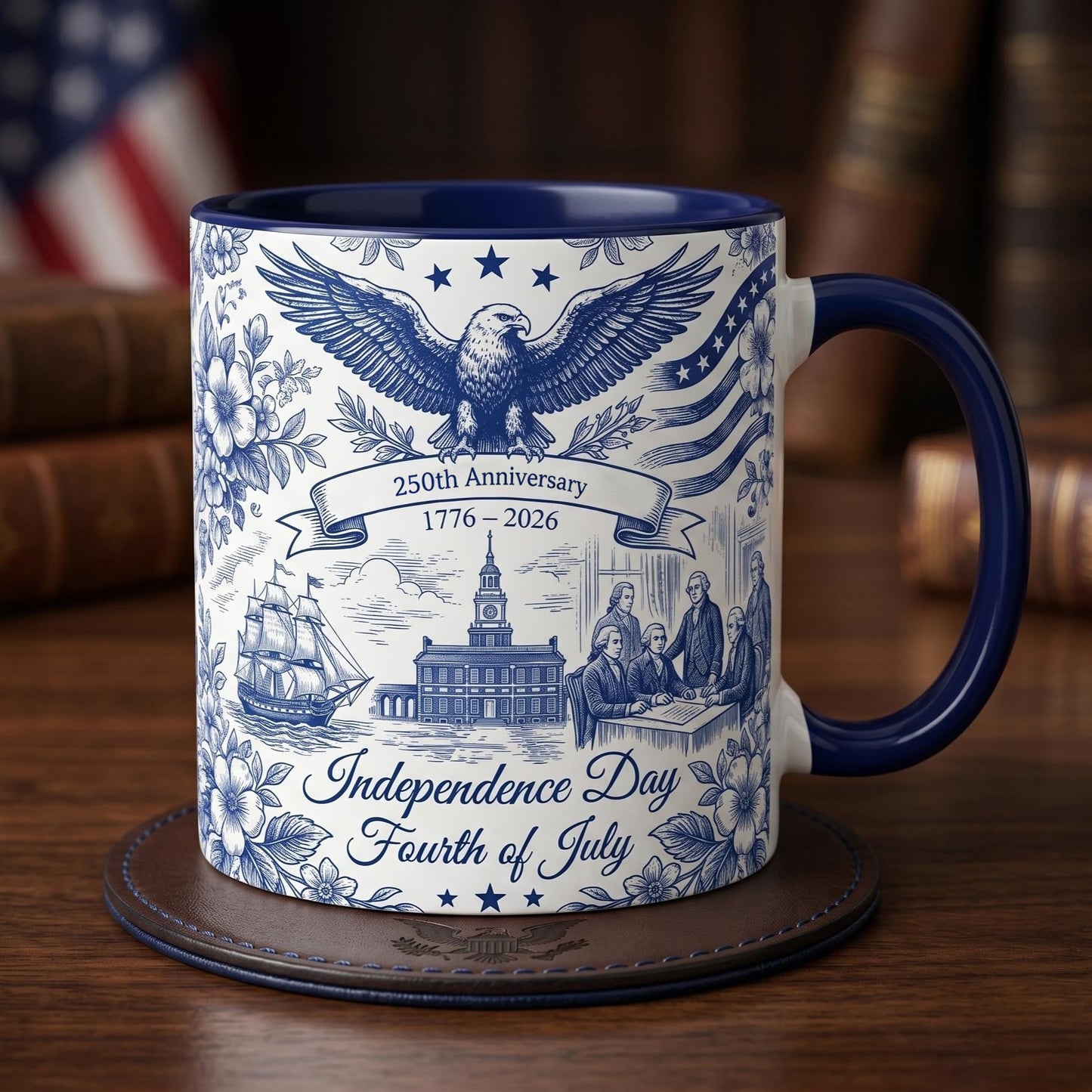 ☕Patriotic Semiquincentennial 1776-2026 Mug - 250 Years Anniversary Accent Mug