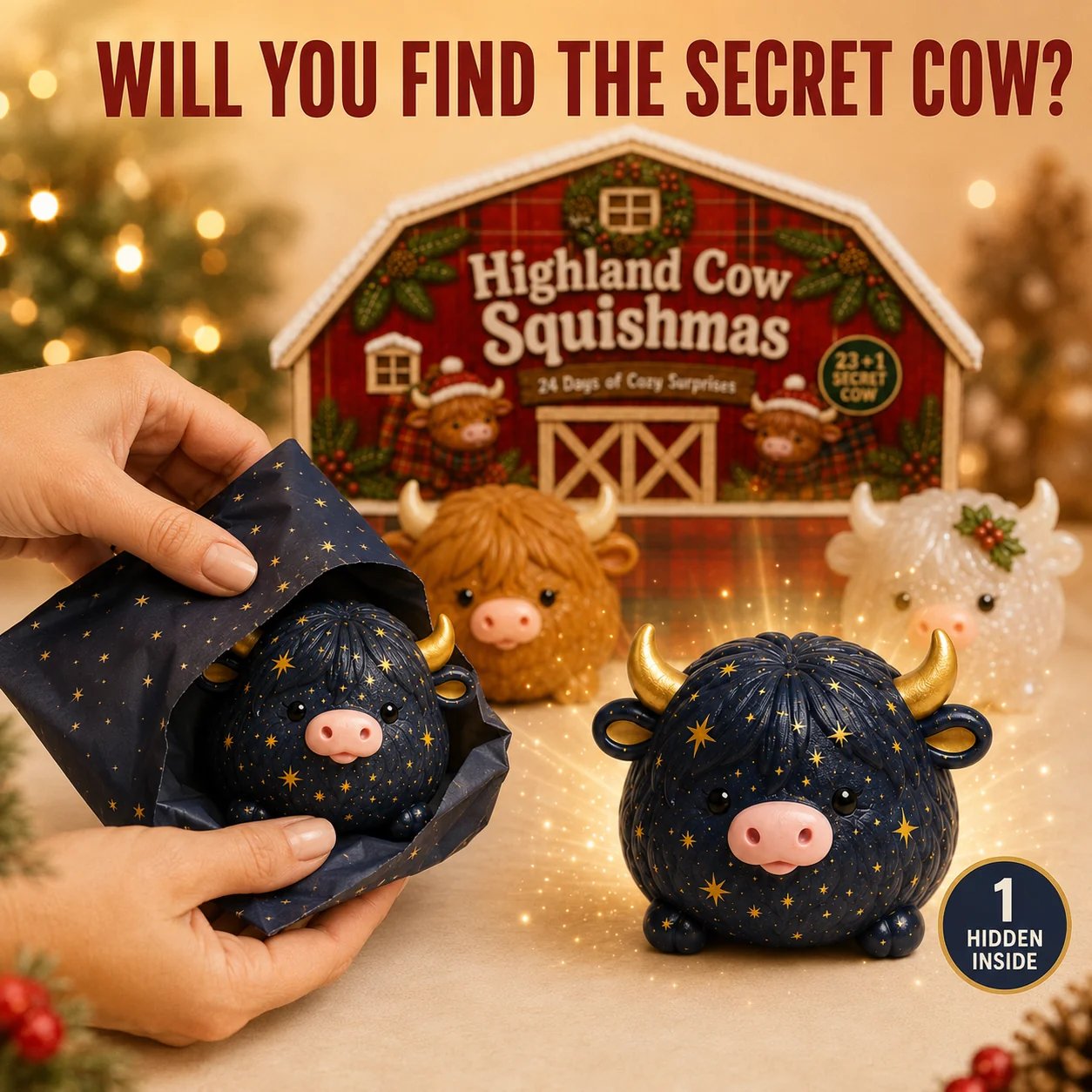 ⏳ Last Day 50% OFF – Highland Cow Harvest Herd Squishy Set (📦Buy 2 Free Shipping)