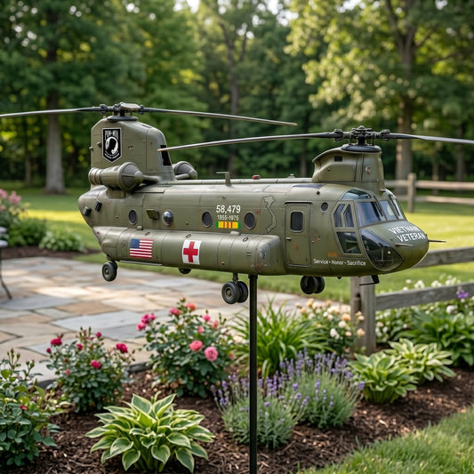 ⚡️Memorial Day 51% OFF 🎖️-Vietnam Veteran UH-1 Helicopter Wind Spinner- ✈️Buy 2 Free Shipping Today!