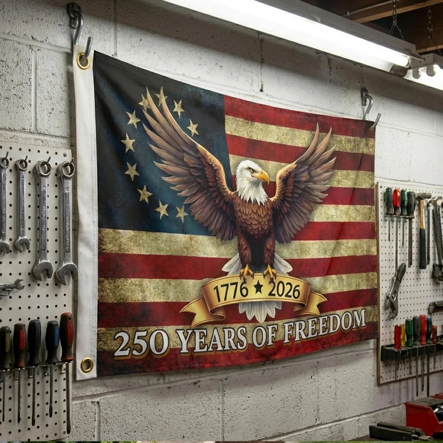 🇺🇸 1776–2026 Patriotic Freedom Flag
