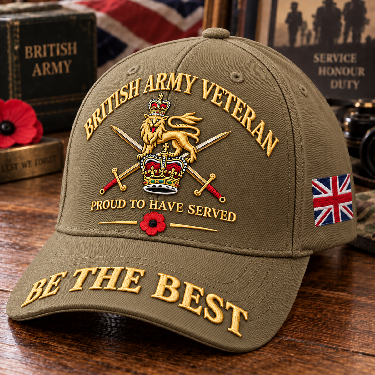 🇬🇧🎖️ British Army Veteran “Proud To Have Served” Tribute Cap