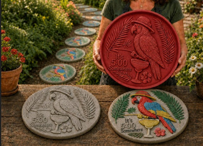 🎉💥49% OFF - 🐦 Hummingbird Garden Art Stepping Stone Mold (📦Buy 2 Free Shipping)