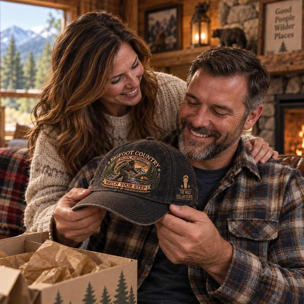 🔥LAST DAY 50% OFF - 2027 Bigfoot Country Heritage Cap – Pacific Northwest Vintage Washed Embroidered Hat (🧢100% Cotton)