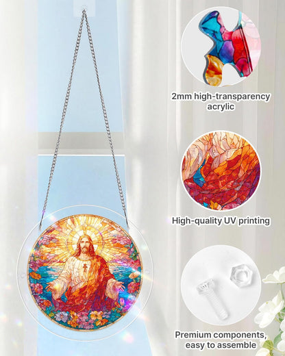 🔥Limited-time 50% off🎁 Handmade DIY Acrylic Puzzle: Sun Catcher,Many styles,Bestselling size 8in