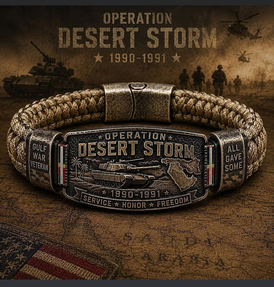🔥Last Day Of Special Offer, Up To 55% Off!🎉Operation Desert Storm Veteran Paracord Bracelet