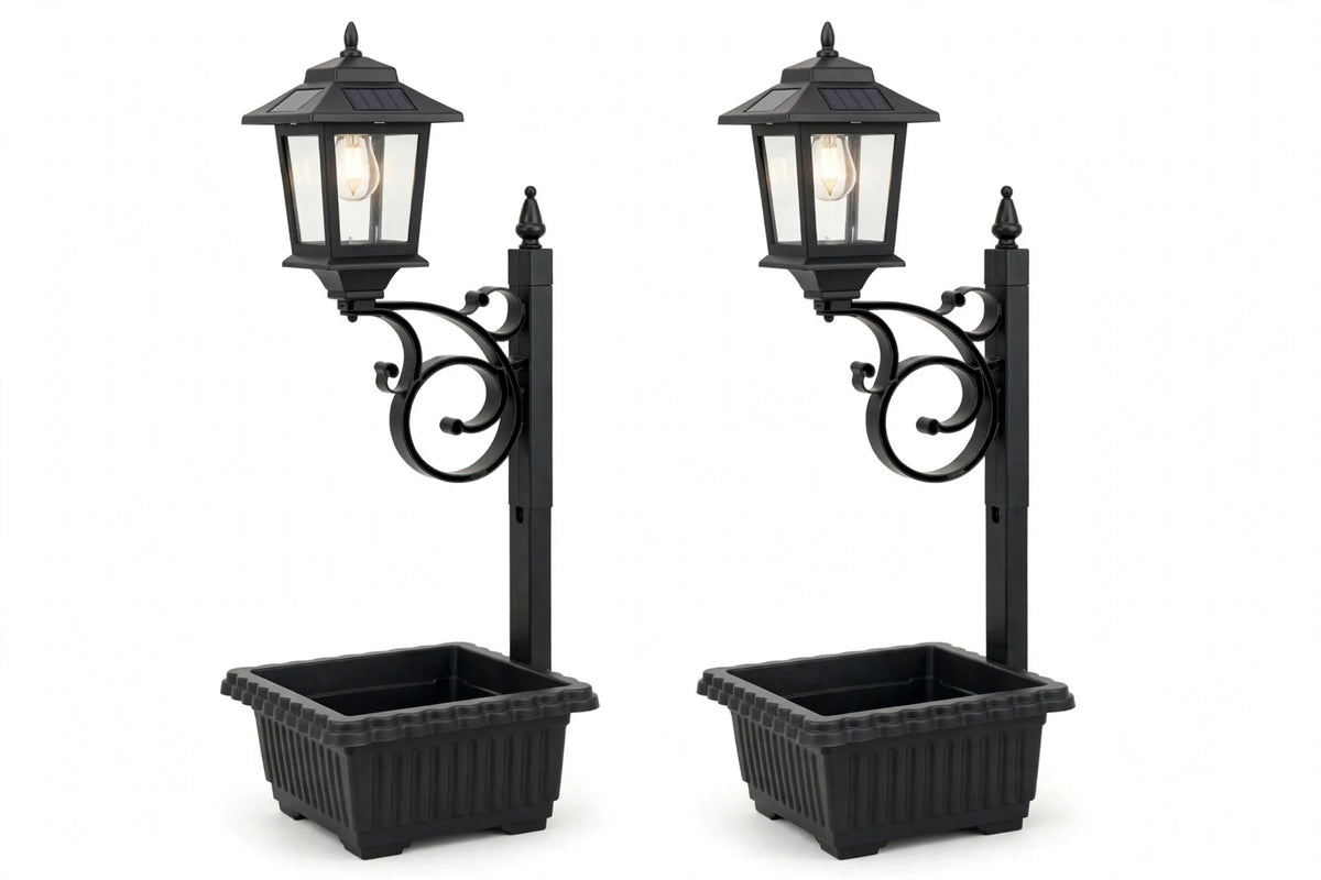 A+ CONTENT STRUCTURE - Solar Lamp Post Planter 2-Pack (Fall Edition)