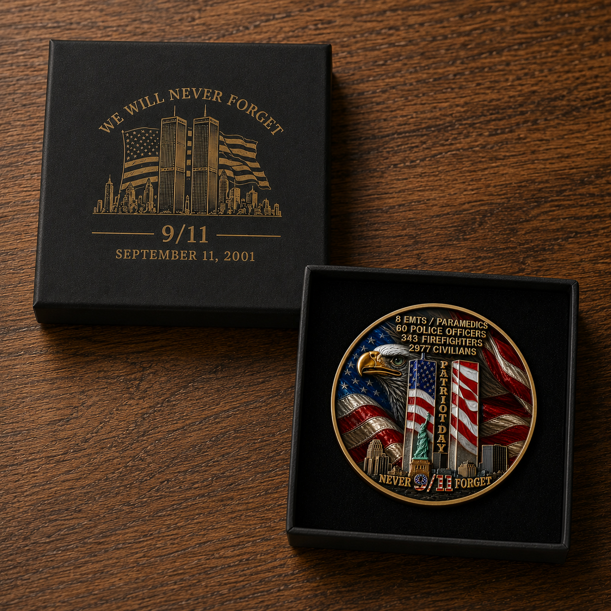 🇺🇸 Last Day Promo: 49% OFF 🎖️9/11 Never Forget Challenge Coin
