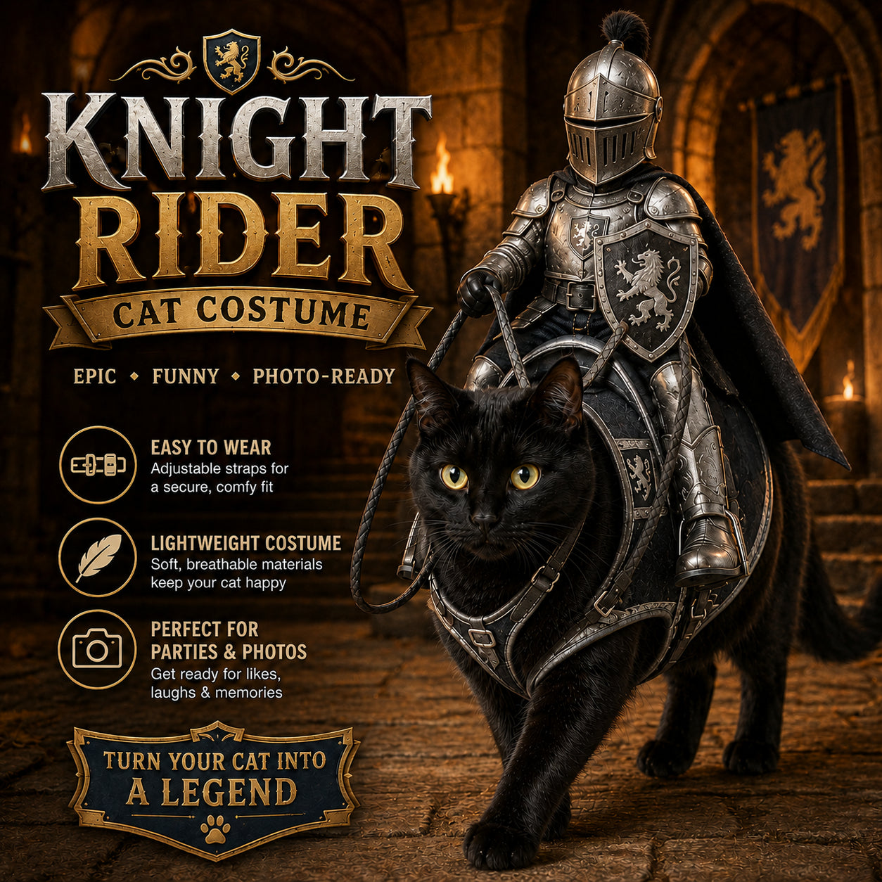 ⏳ Last Day 49% OFF – 😂Funny Pet Rider Costume Collection
