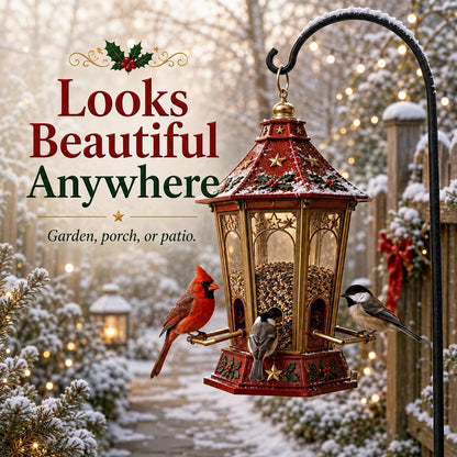 ✨🎄 Christmas Bird Feeder CollectionTM – Festive Hanging Garden Feeders for Wild Birds