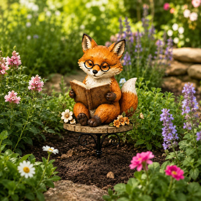 😺🐶Animal Reading Garden Stake📖