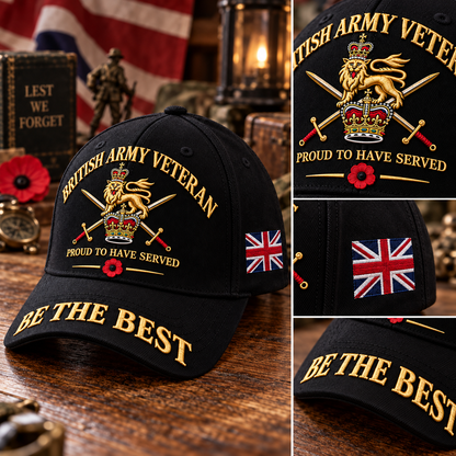 🇬🇧🎖️ British Army Veteran “Proud To Have Served” Tribute Cap