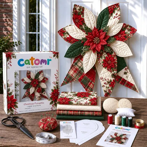 🏆 🔥  Large Patchwork Bow Sewing Kit