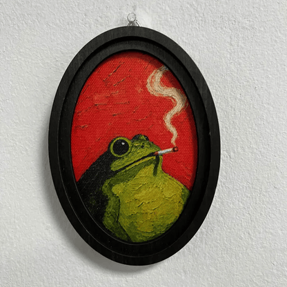 🐸 Funny Frog Wall Art