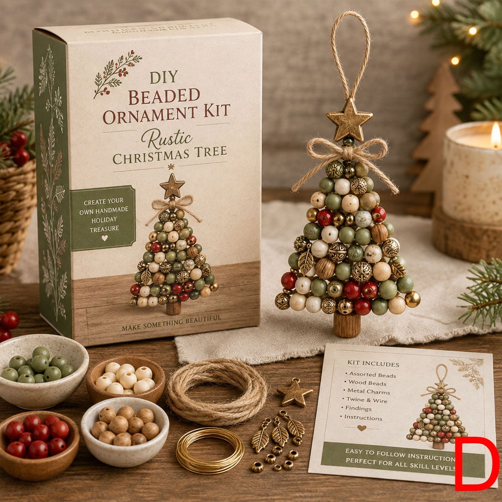 🎅 2026 Christmas Gift 50% Off--DIY Christmas Tree Beaded Ornament Kit