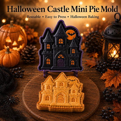 🎃 Halloween Mini Pie Mold Collection | Reusable Embossed Molds for Shaping Detailed Pumpkin, Ghost, Reindeer, Tree & Holiday Pies 🥧✨