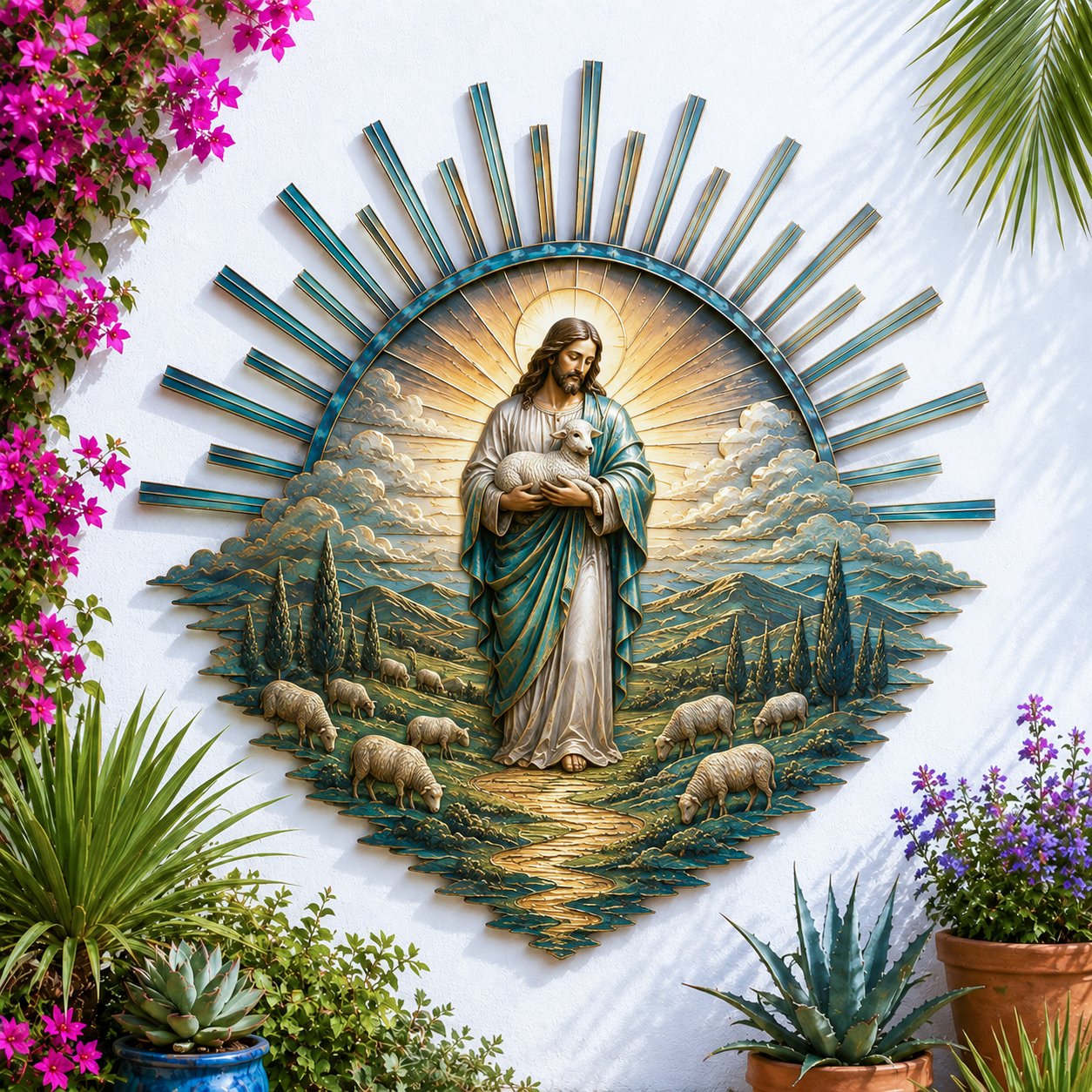 ✝️ Jesus Metal Wall Art