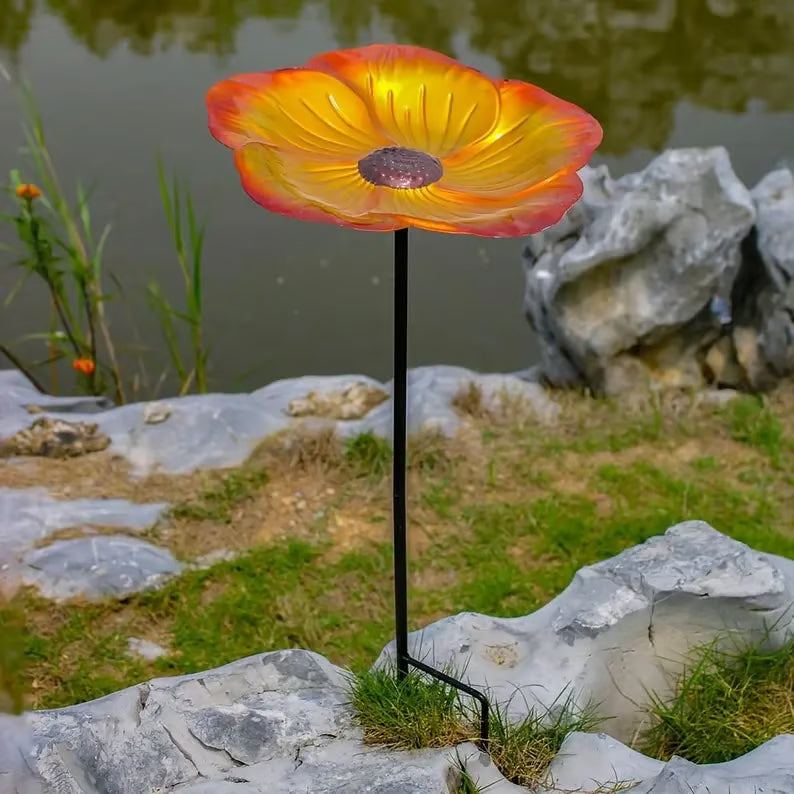 💖🎁2026 Mother's Day Gifts 50% Off--Decorative Bird Bath Detachable Pole Ornament Bird Watcher Gift Multipurpose